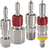 派克CPI系列快換陽接頭 - 不銹鋼快換接頭，用于氣體、流體介質(zhì)，可耐真空或者壓力應(yīng)用