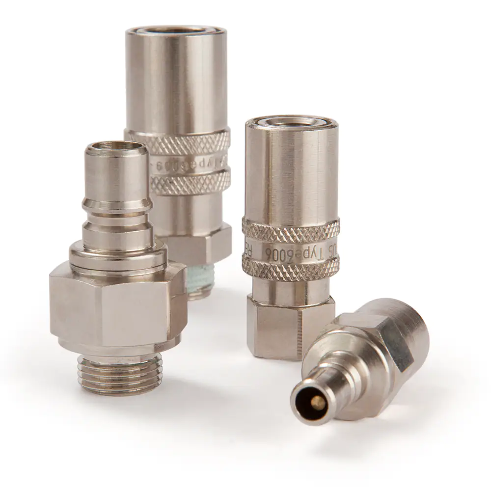 派克6006/6009/6012/6016系列快換接頭，符合法國Frenchmatic I標(biāo)準(zhǔn)結(jié)構(gòu)